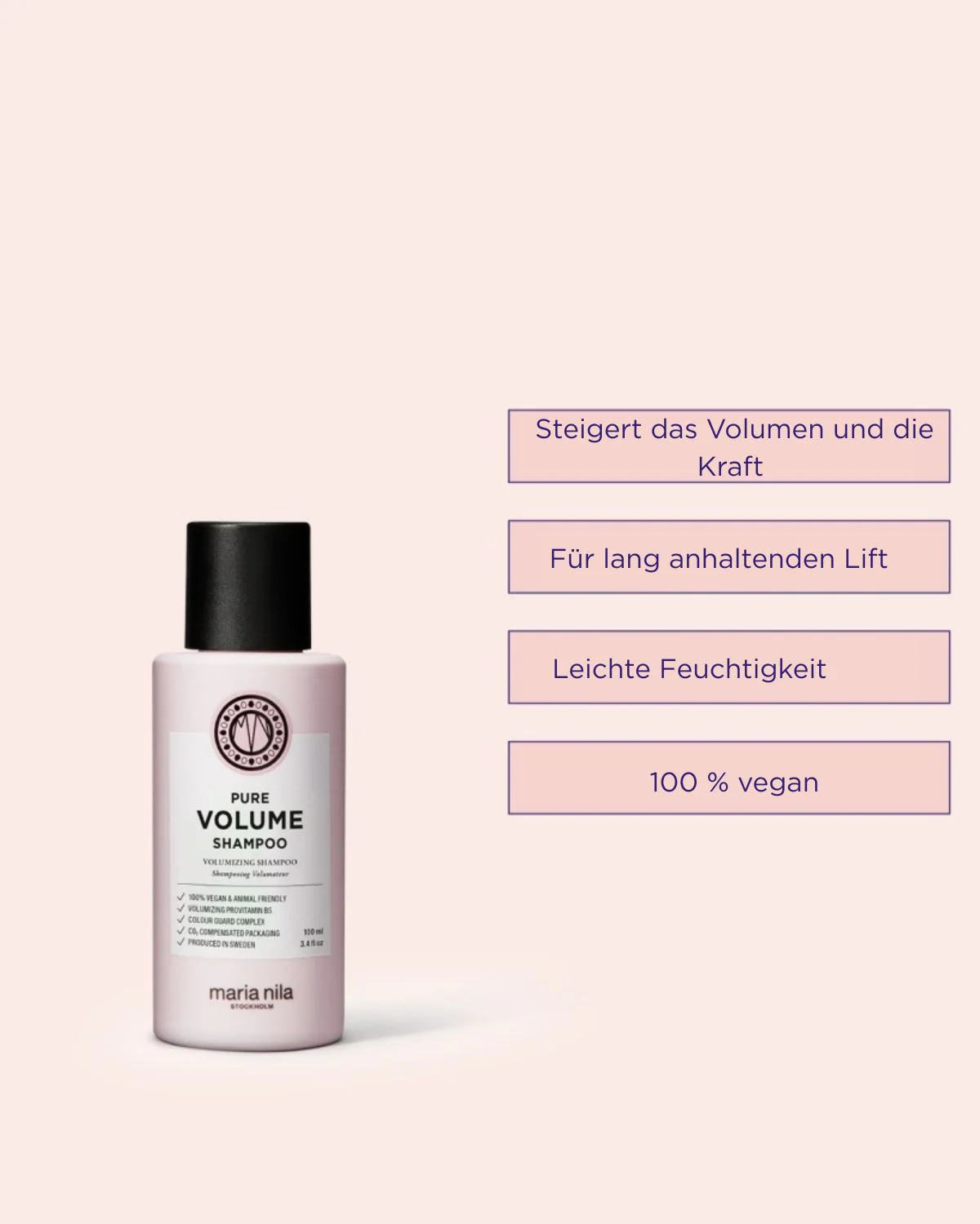 Pure Volume Shampoo 100ml - Image 3